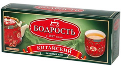 Чай зеленый в пакетиках для чашки Ахмад Китайский, 25*1,8 г Бодрость