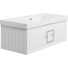 Тумба с раковиной La Fenice Cubo Bianca белый 100 No Brand