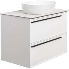 Тумба со столешницей La Fenice Elba Bianco TWIN белый 80 No Brand