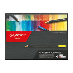 Карандаши цветные Carandache Museum 3510.340 3510.340 дерево 3.8мм коробка картонная 40шт