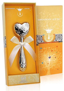 Погремушка АргентА Аргента "Сердце с цветами"