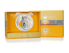 Погремушка АргентА "Котик" на кольце