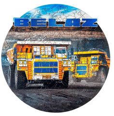 Деревянный пазл Eco Wood Art Автомобиль БЕЛАЗ 28x28 см