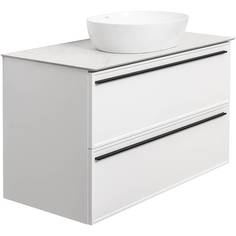 Тумба со столешницей La Fenice Elba Bianco TWIN белый 100 No Brand