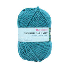 Пряжа Пехорка Зимний вариант, 100 г, 100 м (шерсть) (591-Лагуна), 10 мотков