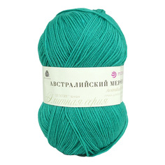 Пряжа Пехорка Австралийский меринос, 100 г, 400 м (335 изумруд), 5 мотков