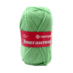 Пряжа Пехорка Элегантная 100 г, 250 м (мериносовая шерсть) (86-Анис), 10 мотков
