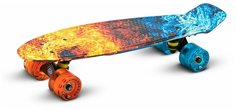 Скейтборд City-Ride колеса PU, жесткость 78А, ABEC-7 гидрографика, 9937BF