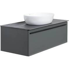 Тумба со столешницей La Fenice Elba Grigio серая 100 No Brand