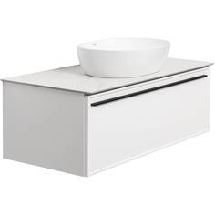 Тумба со столешницей La Fenice Elba Bianco белая 100 No Brand