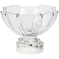 Фруктовница-конфетница Oliva Branch Silver Bogacho