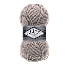 Пряжа ALIZE Superlana maxi, 100 г, 100 м (207 светло-коричневый), 5 мотков