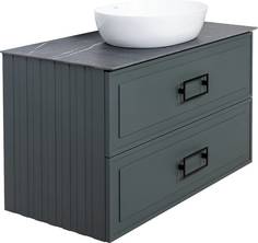 Тумба со столешницей La Fenice Cubo Grigio TWIN серый 100 No Brand