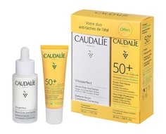Набор для лица Caudalie Vinoperfect сыворотка 30 мл+солнцезащитный флюид SPF50 20 мл