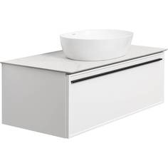 Тумба со столешницей La Fenice Elba Bianco белая 90 No Brand