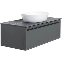 Тумба со столешницей La Fenice Elba Grigio серая 90 No Brand