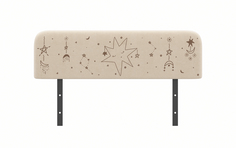 Бортик защитный Romack Leonardo принт бежевый звездочка 1000-114