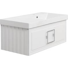 Тумба с раковиной La Fenice Cubo Bianca белый 90 No Brand