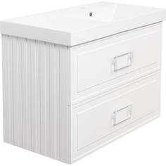 Тумба с раковиной La Fenice Cubo Bianco TWIN белый 90 No Brand