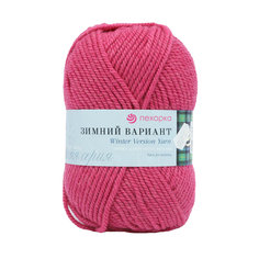 Пряжа Пехорка Зимний вариант, 100 г, 100 м (шерсть) (584-Светлый амарант), 10 мотков