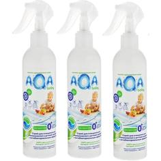Спрей для очищения всех поверхностей в детской комнате AQA baby 300 мл. 3 шт.