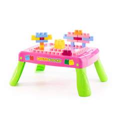 Конструктор пластиковый Molto Bloks розовый Полесье