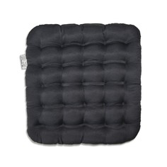 Подушка на стул на сидушку Smart-Textile УЮТ 40х40 см, черный 1 шт