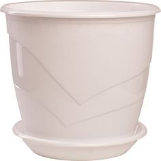 Цветочный горшок Техпласт Венеция 5PL0103 белый 5,5 л
