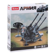Конструктор Армия. Зенитная артиллерия 96 деталей Sluban M38B0680D