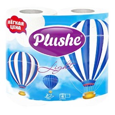 Туалетная бумага Plushe Light 4 шт