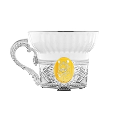 Чашка АргентА чайная с логотипом с позолотой