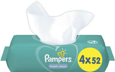 Салфетки влажные Pampers Fresh Clean детские 208шт