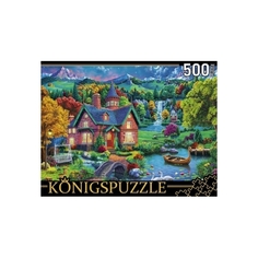 Пазлы Konigspuzzle. Ночной домик в горах, 500 элементов Königspuzzle