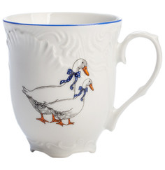 Кружка 300 мл Cmielow "Рококо Гуси" 109894