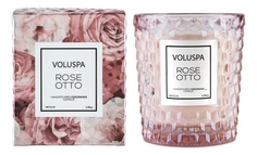 VOLUSPA Ароматическая свеча Rose Otto (роза отто) свеча в подарочной коробке 184г