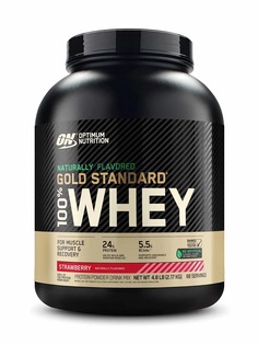 Протеин Optimum Nutrition 100% Whey Gold Standard Natural, 2180 г, strawberry