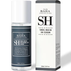 Сыворотка для лица с муцином улитки Cos De BAHA Snail mucin hyalronic acid serum,120мл