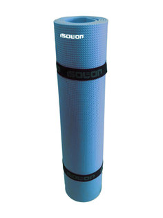 Коврик для фитнеса и йоги Isolon Yoga Lotos 1800х600х5 мм синий