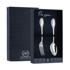 Набор десертный Аргента "Император" (2 предмета ложка + вилка)