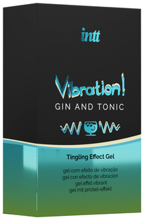Жидкий интимный гель с эффектом вибрации Vibration! Bubble Gum 15 мл INTT