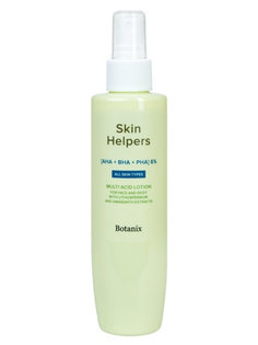 Мультикислотный лосьон для лица и тела pH 3,5-4 «Skin Helpers», 200 мл Botanix