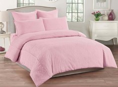 Постельное белье Sofi De MarkO Саманта цвет: пудровый евро