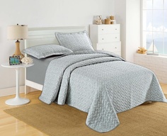 Постельное белье Sofi De MarkO с покрывалом-пледом Альбус Цвет: Серый Полутораспальный