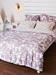 Постельное белье "ЛИЛИЯ", Сатин, Дуэт, квадратные наволочки 70х70 TM Textile