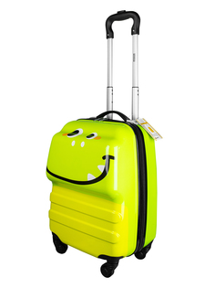 Чемодан Proffi TRAVEL детский ДИНОЗАВРИК ABS пластик 4-х колесный PH11044