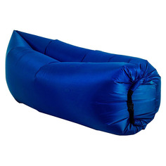 Надувной ламзак диван с карманом и колышком для отдыха Baziator P0070 240x70см синий