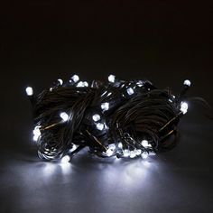 Световая гирлянда новогодняя 4660 6 м белый холодный No Brand