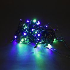 Световая гирлянда новогодняя 2473-1 6 м разноцветный No Brand