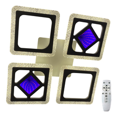 Люстра потолочная светодиодная SL802/4P 3D White Studio Led
