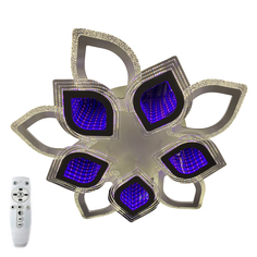Люстра потолочная светодиодная SL818/10P 3D White Studio Led